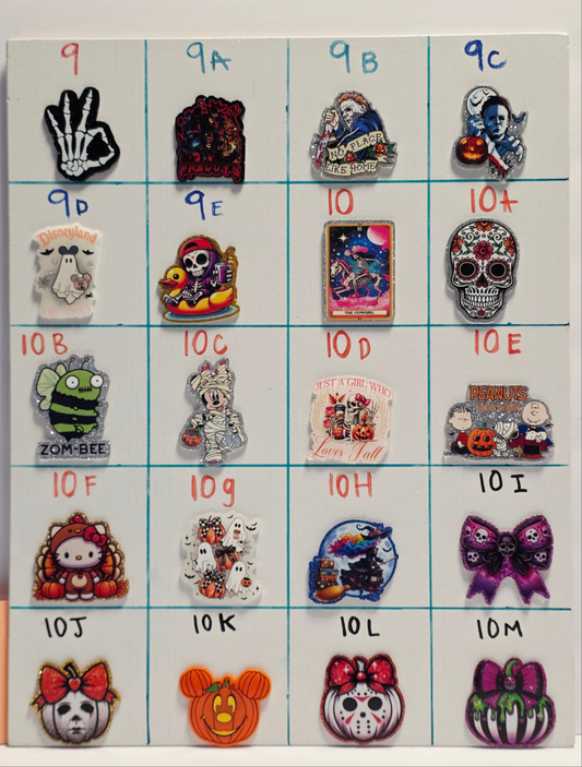 Horror Badge Reel Designs # 9- 14