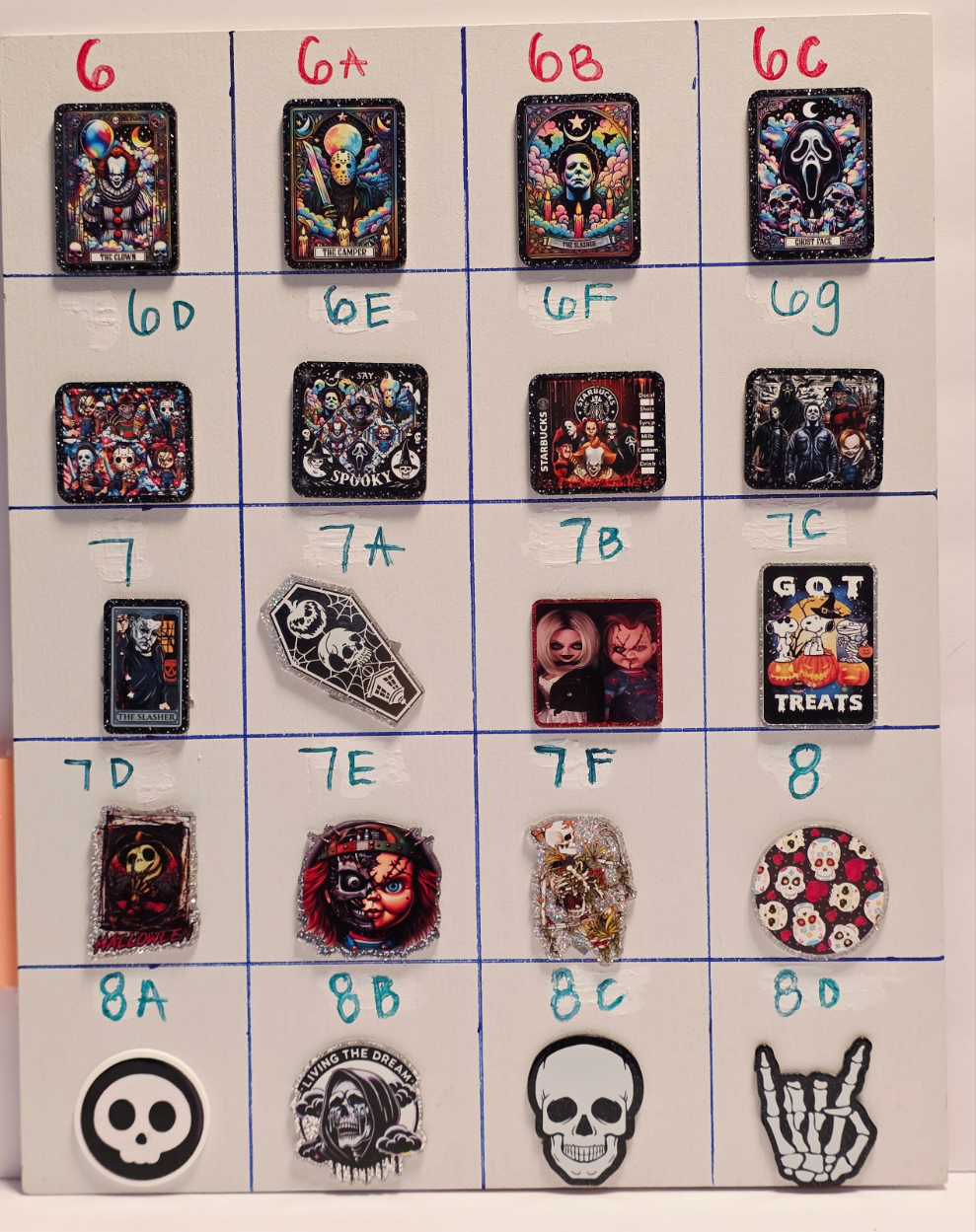 Horror Badge Reel Designs # 1 - 8