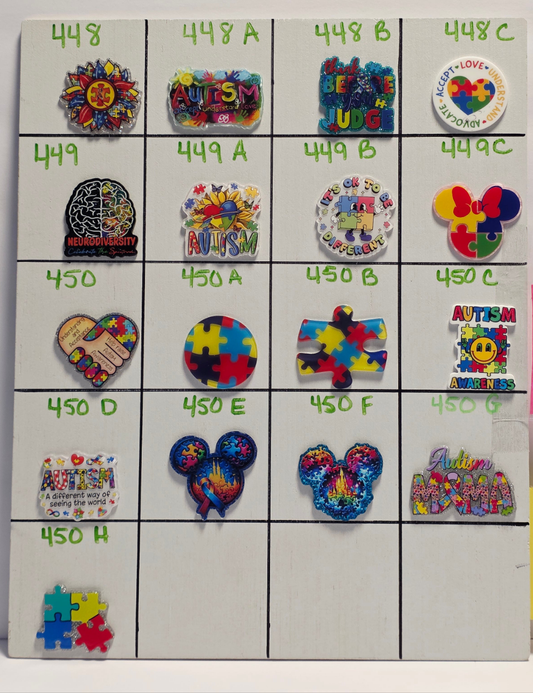 Autism Badge Reel Designs
