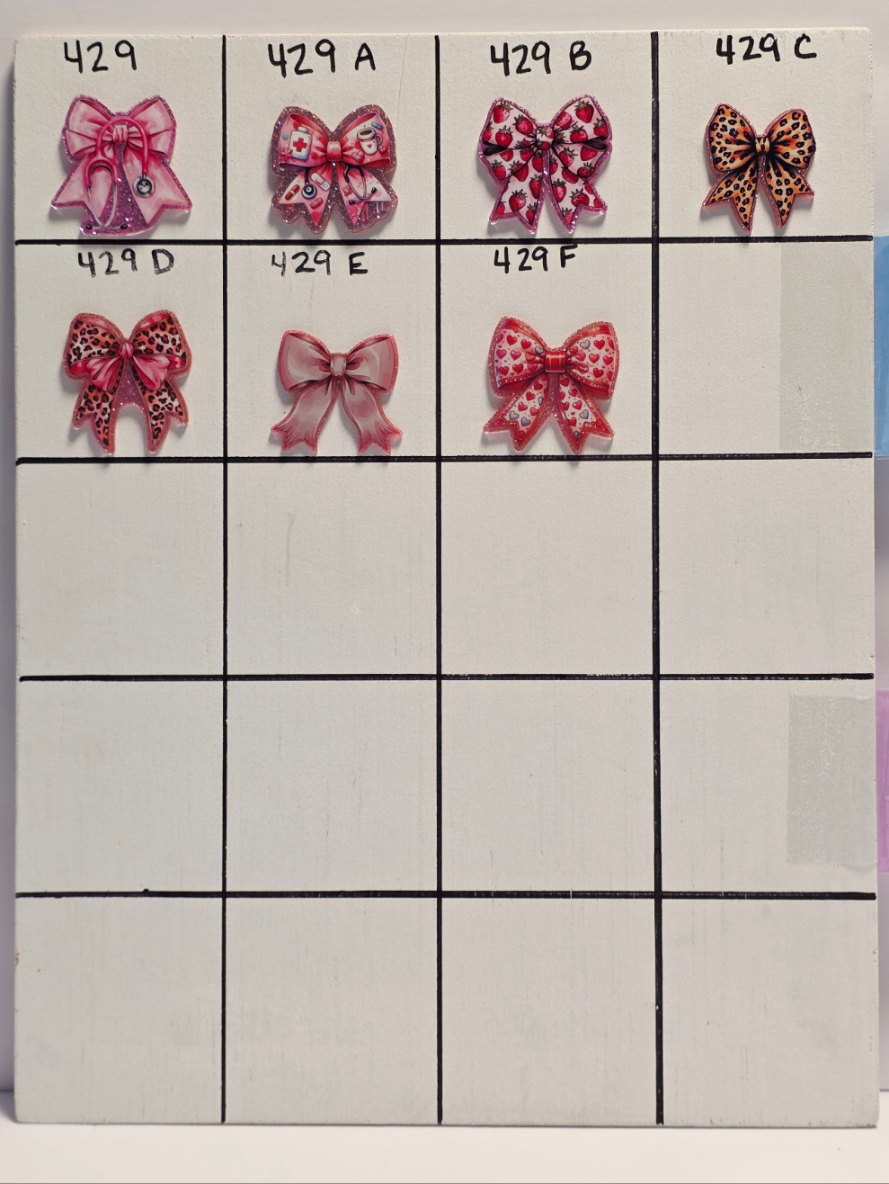 Bows Badge Reel Designs