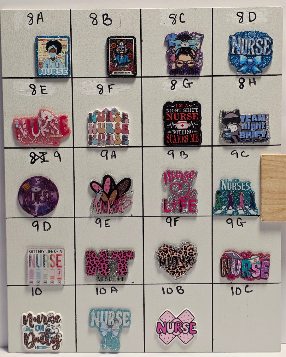 Nursing Badge Reel Designs # 1 - 12