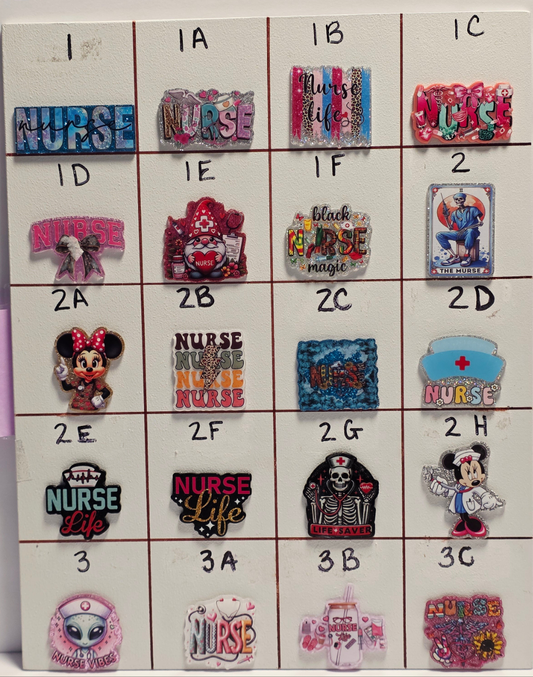 Nursing Badge Reel Designs # 1 - 12