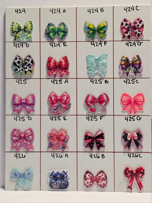 Bows Badge Reel Designs